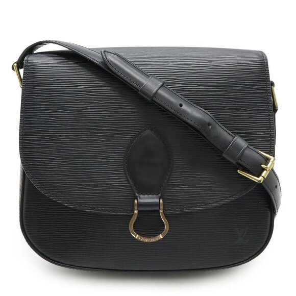 LOUIS VUITTON Black Leather Shoulder Bag - Picture 1 of 10